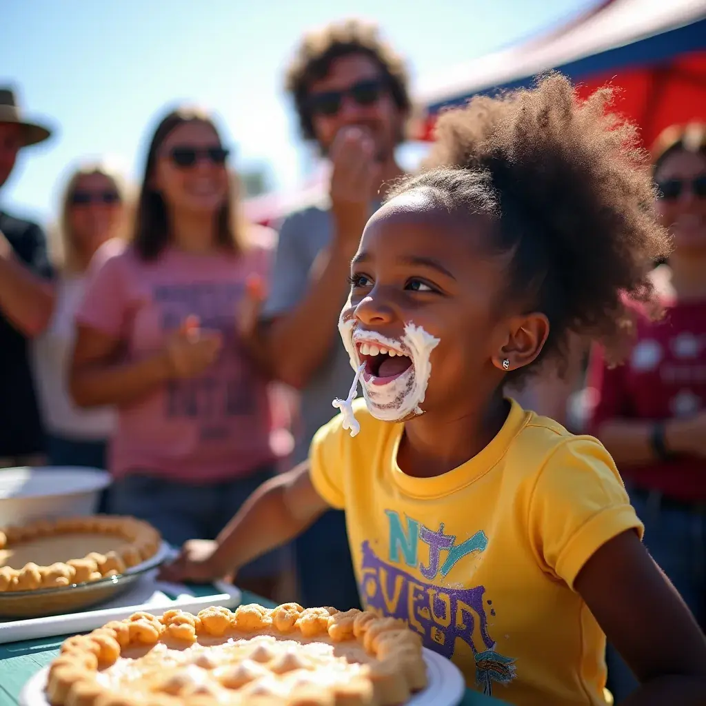 Пейзаж с барбекю на фоне музыки и танцев в южных штатах США.