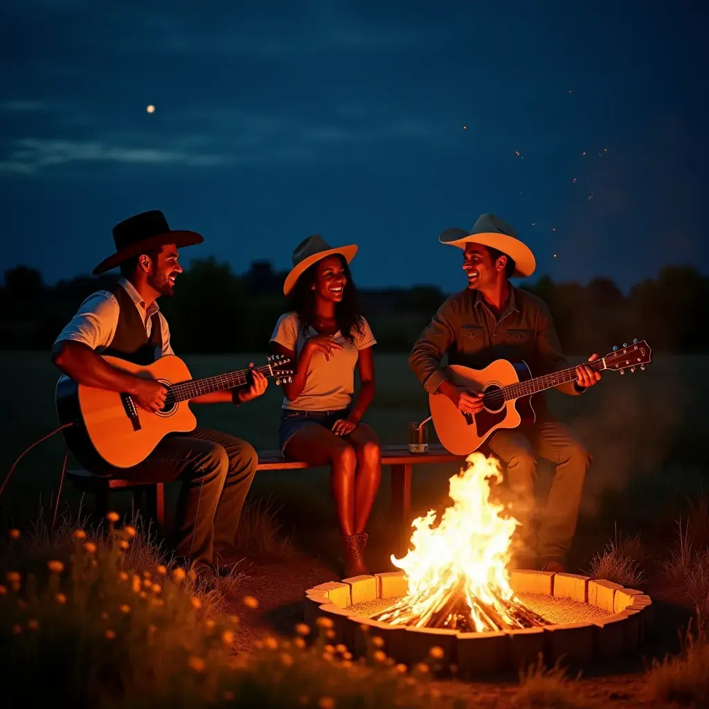 Пейзаж с живописными дорогами Техаса, окруженными зелеными холмами и яркими полями.