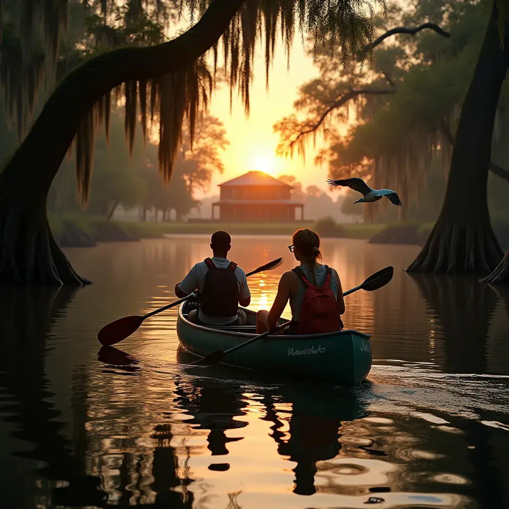 Панорама Техаса с бескрайними полями и ярким небом.